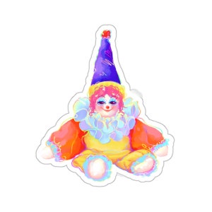 Smug Clown - Glossy Sticker