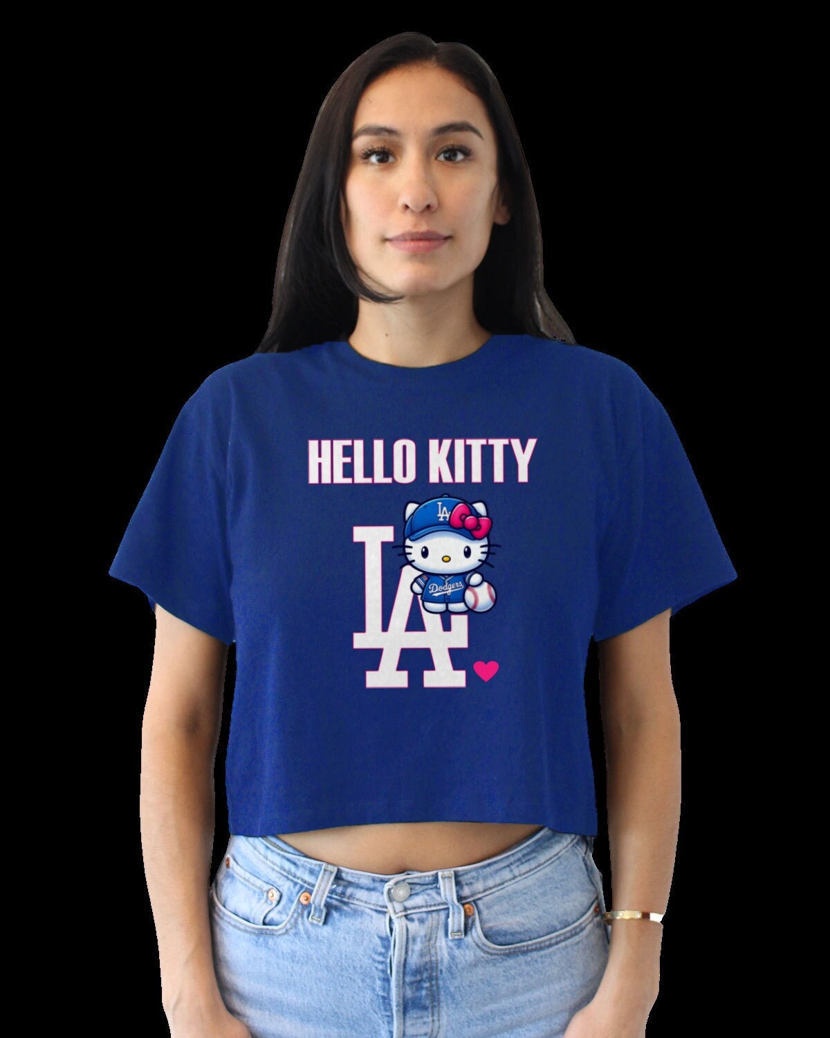 Hello Kitty LA Dodgers t-shirt
