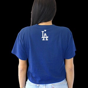 Hello Kitty LA Dodgers unisex t-shirt, blue baseball shirt, world series champions image 6