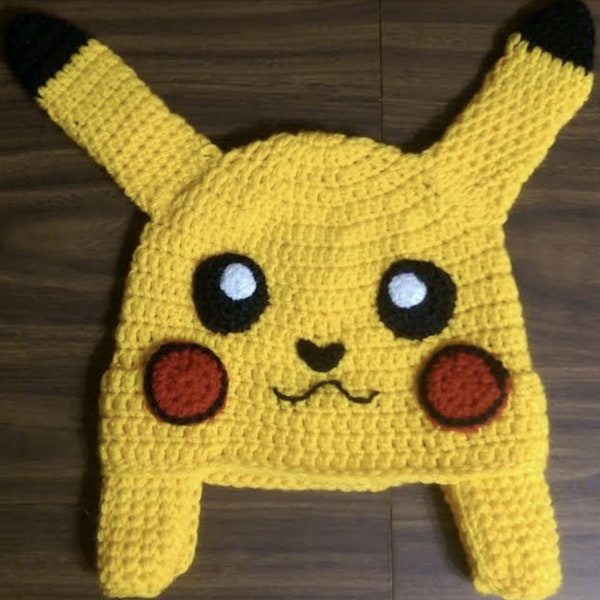 Bonnet Pikachu au crochet