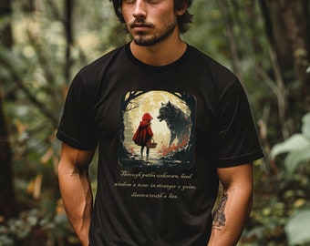 Red Riding Hood Shirt, Wolf Shirt, fairytale tshirt