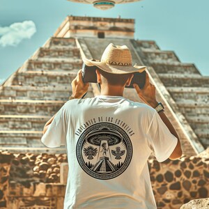 Ancient Mexico UFO Shirt, UFO Shirt, Mexico Tshirt