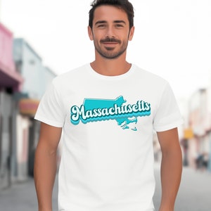 Massachusetts Short Sleeve Tee, State shirt, State Pride t-shirt