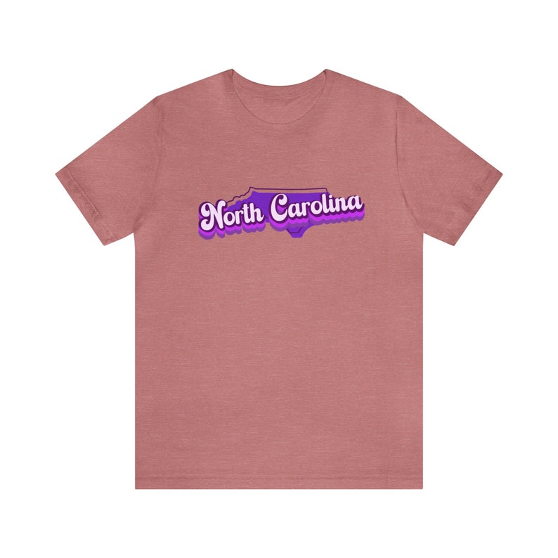 North Carolina Short Sleeve Tee, State shirt, Retro state t-shirt, North Carolina proud zdjęcie 9