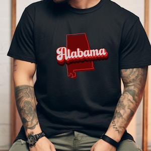 Alabama Short Sleeve Tee, Alabama state shirt, Alabama pride t-shirt