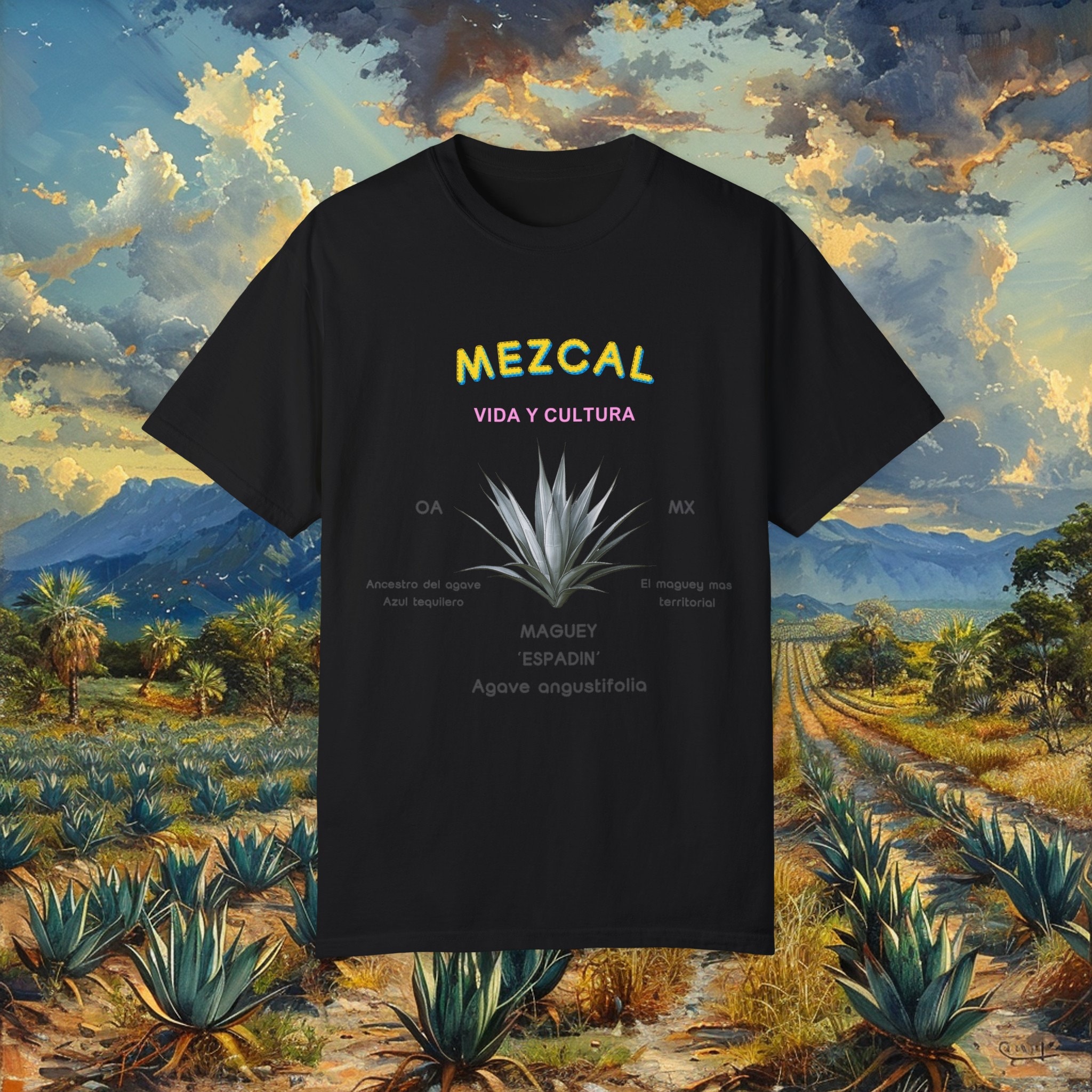 agave clothing Navy Agave T-Shirt main image 1