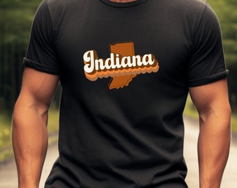Indiana Short Sleeve Tee, Indiana State shirt, State pride t-shirt