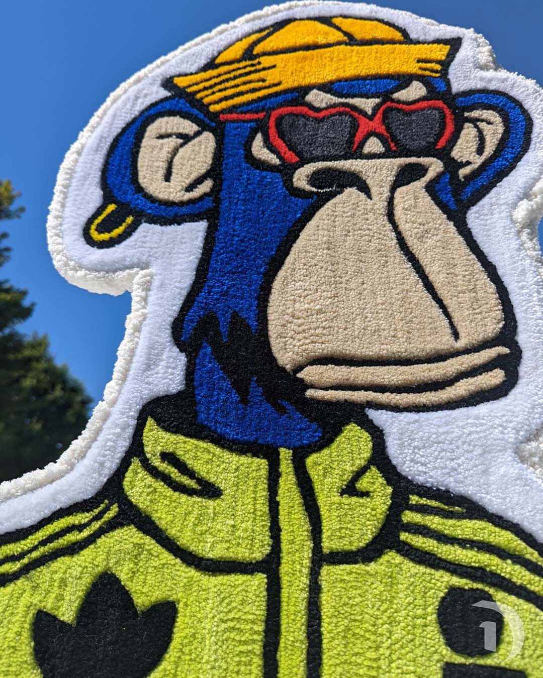 Nft Rug NFT Mutant Ape, Original Hand Tufted Rug - Etsy