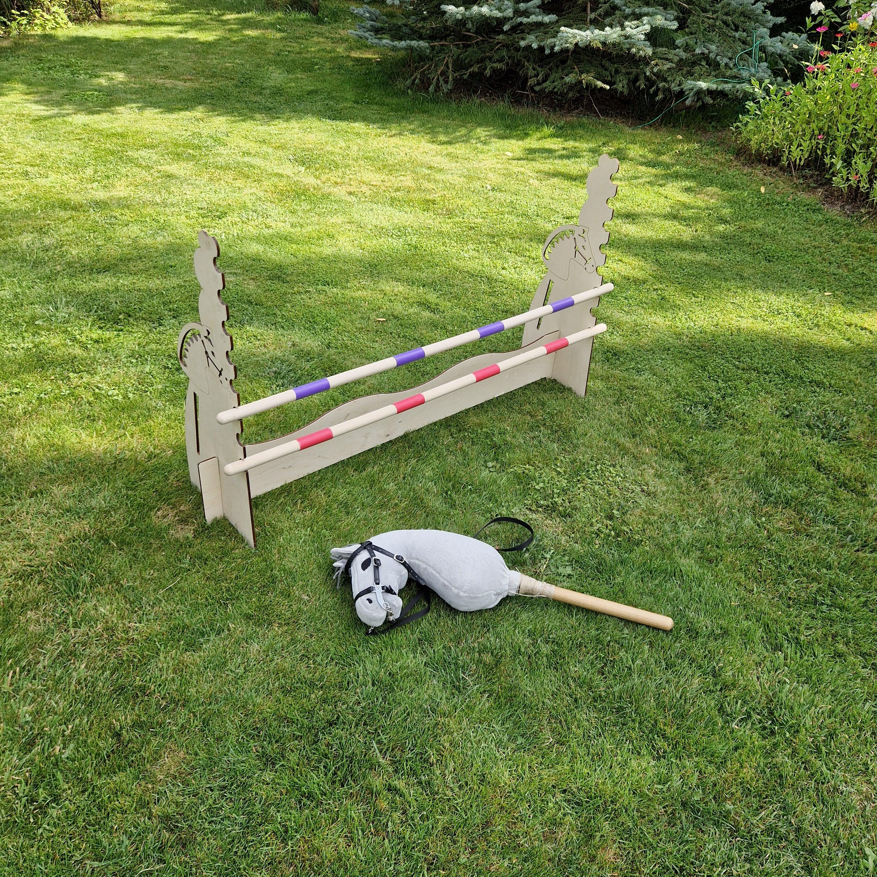 pferdeleine spielzeug HOBBY HORSE 60 Obstale Hurdles for Jumping Pferdehindernisse