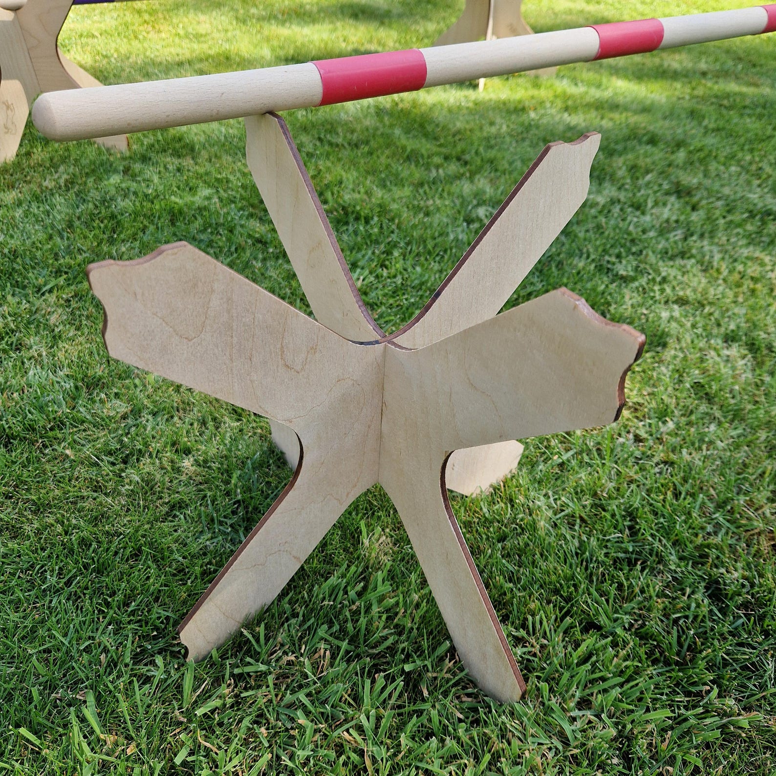 HOBBY HORSE Set 2 CAVALETTI Obstales Hobbyhorse Jumps Activity Hurdles ...