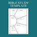 Verse Mapping Bible Study Template: Printable Church Notes (PDF) - Etsy