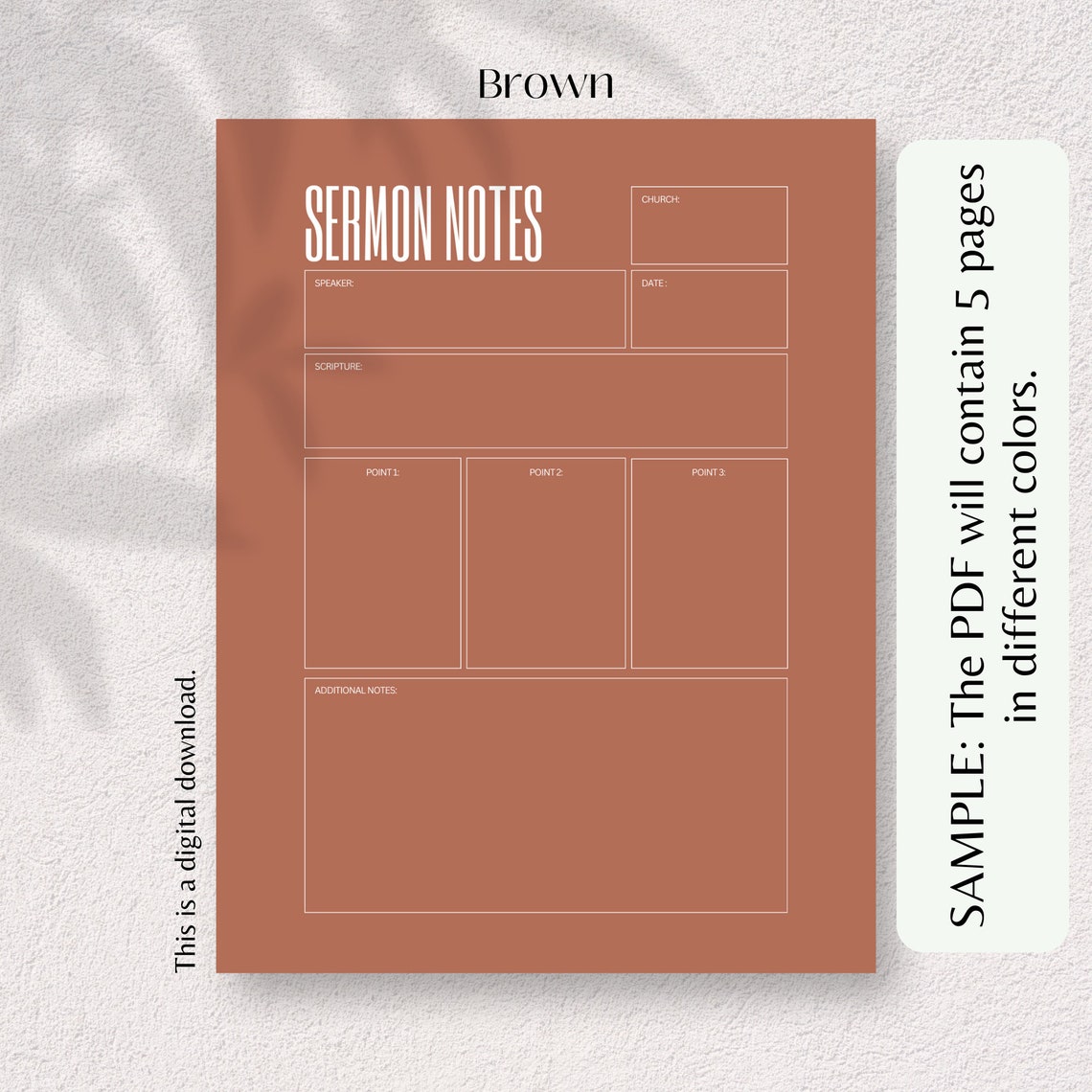 Ser Man Notes.pdf Sermon Notes for Beginners, Dark Mode Template, Minimalist Church Notes ...