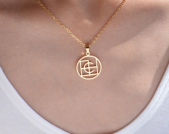 Name Logo Halskette, personalisierte Weihnachtsgeschenk, Geburtstags-Halskette für sie