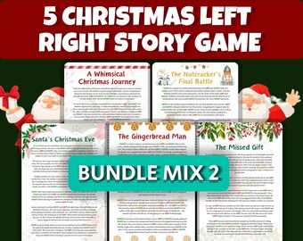 Jul Vänster Höger Spelberättelse | Vänster Höger Julspel | Höger Vänster Julspel | Julklappsbytesspel | Skicka presenter