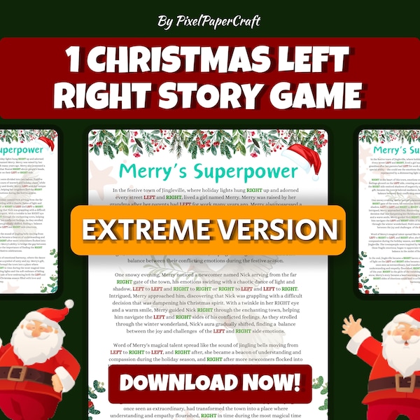 Left Right Christmas Game | Left Right Christmas Story | Right Left Christmas Game |Pass the Gift Game | Christmas Gift Exchange game