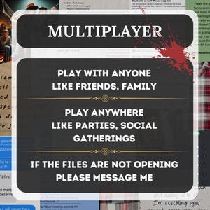 The image shows that it is a multiplayer game and you can play with anyone like friends and family, you can play anywhere in parties or social gatherings