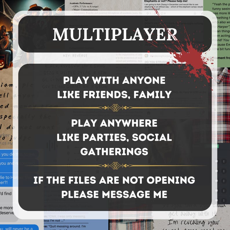 The image shows that it is a multiplayer game and you can play with anyone like friends and family, you can play anywhere in parties or social gatherings