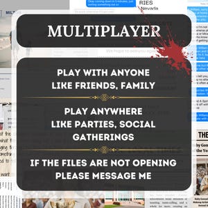 The image shows that it is a multiplayer game and you can play with anyone like friends and family, you can play anywhere in parties or social gatherings