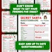 Secret Santa Questionnaire for Adults Printable Secret Santa - Etsy