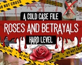 Printable Murder Mystery Cold Case File | Murder Mystery Game Digital Download | Detective True Crime Game | Unsolved Cold Case Murder File
