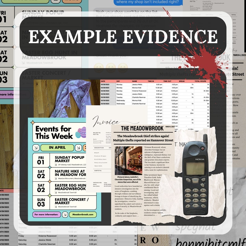 Easter Themed Printable Murder Mystery Cold Case File | True Murder ...