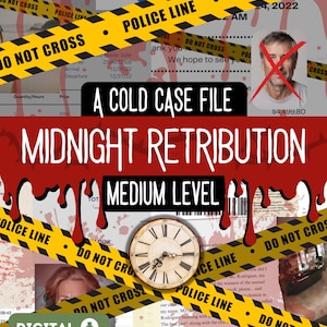 Archivo imprimible de caso sin resolver de misterio y asesinato / Descarga digital del juego de misterio y asesinato / Juego de detectives de crímenes reales / Archivo de caso de asesinato sin resolver