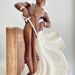 Ceramic Matador Figurine, MCM era, 1960s, Treasure Craft, USA, Matador Bullfighter, Spanish matador, Spanish theme, USA stamp, vintage chic