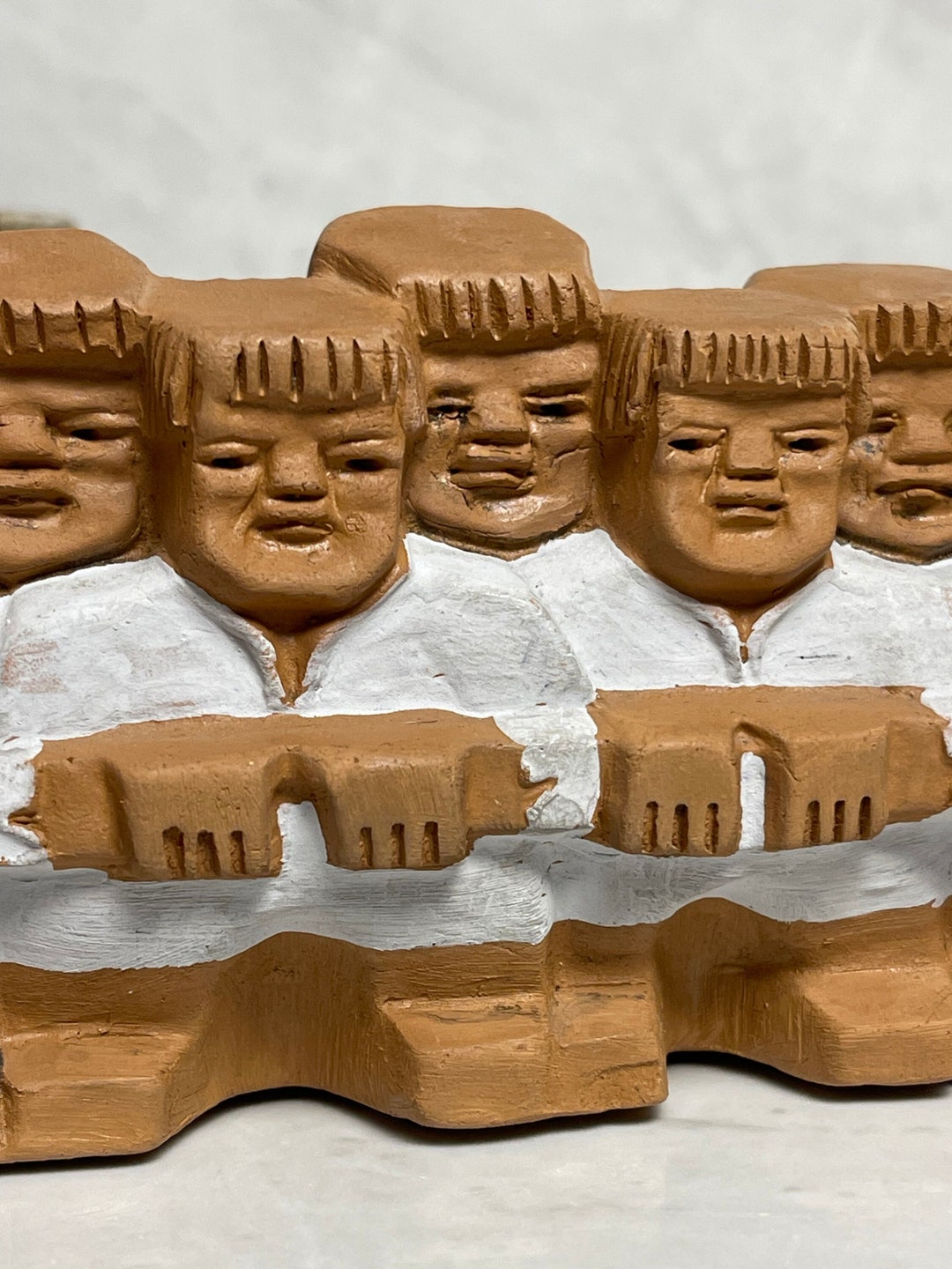 1968 Red Clay Sculpture Etsy