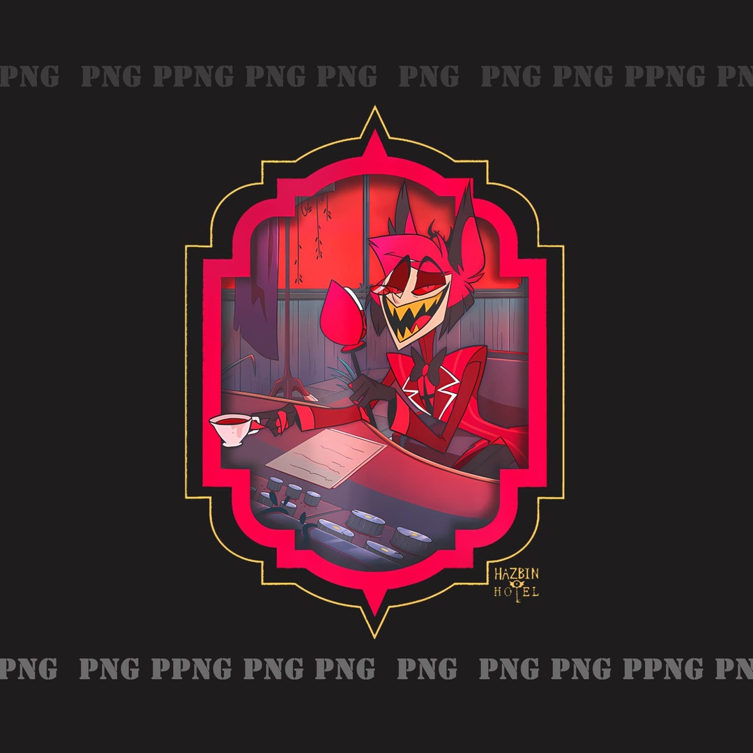 Hazbin Hotel Alastor PNG - Etsy.de