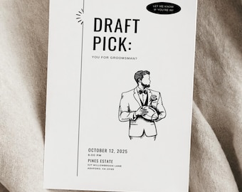 Plantilla de tarjeta de propuesta para padrinos de boda, temática de fútbol, regalo económico para padrinos de boda, regalo de padrinos de boda, plantilla de propuesta para padrinos de boda, tarjeta de propuesta para padrinos de boda