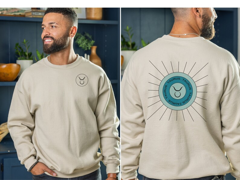 Taurus Zodiac Sign Hoodie - Pride Astrology Graphic, Adult Unisex X-Large, Royal Blue, 50% Cotton 50% Polyester