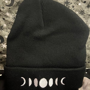 Moon phase beanie imagem 1