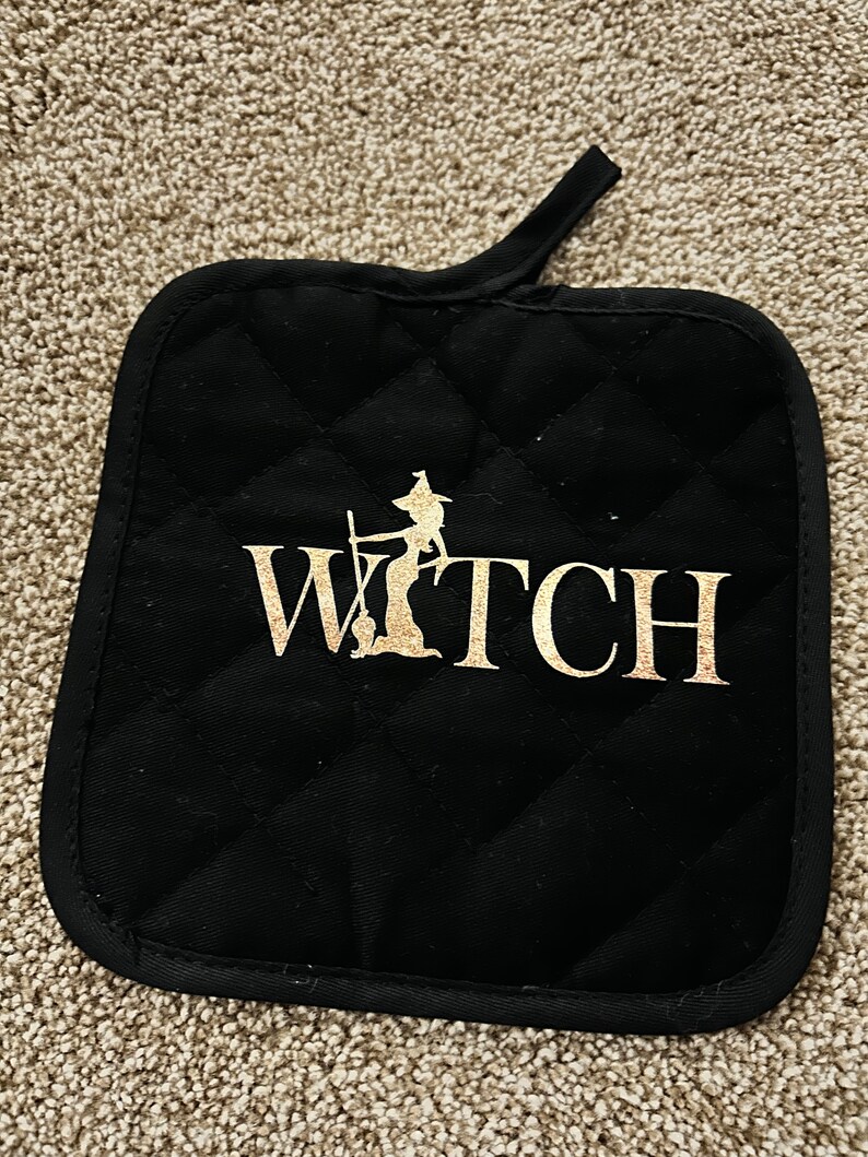 Witchy Apron, Oven mite, Pot holder image 4