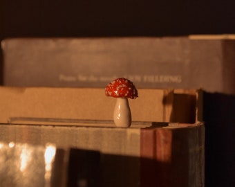 Cute Mushroom Paper Clip - Handmade