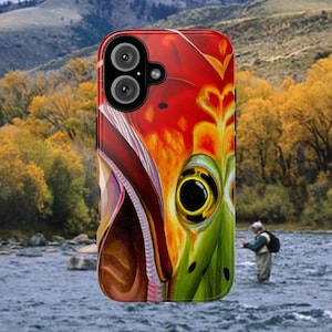 Fishing Phone Case, Trout IPhone Case, Samsung Galaxy Case, Google Pixel Case, Fishing Phone Case,  Gift for Fisherman