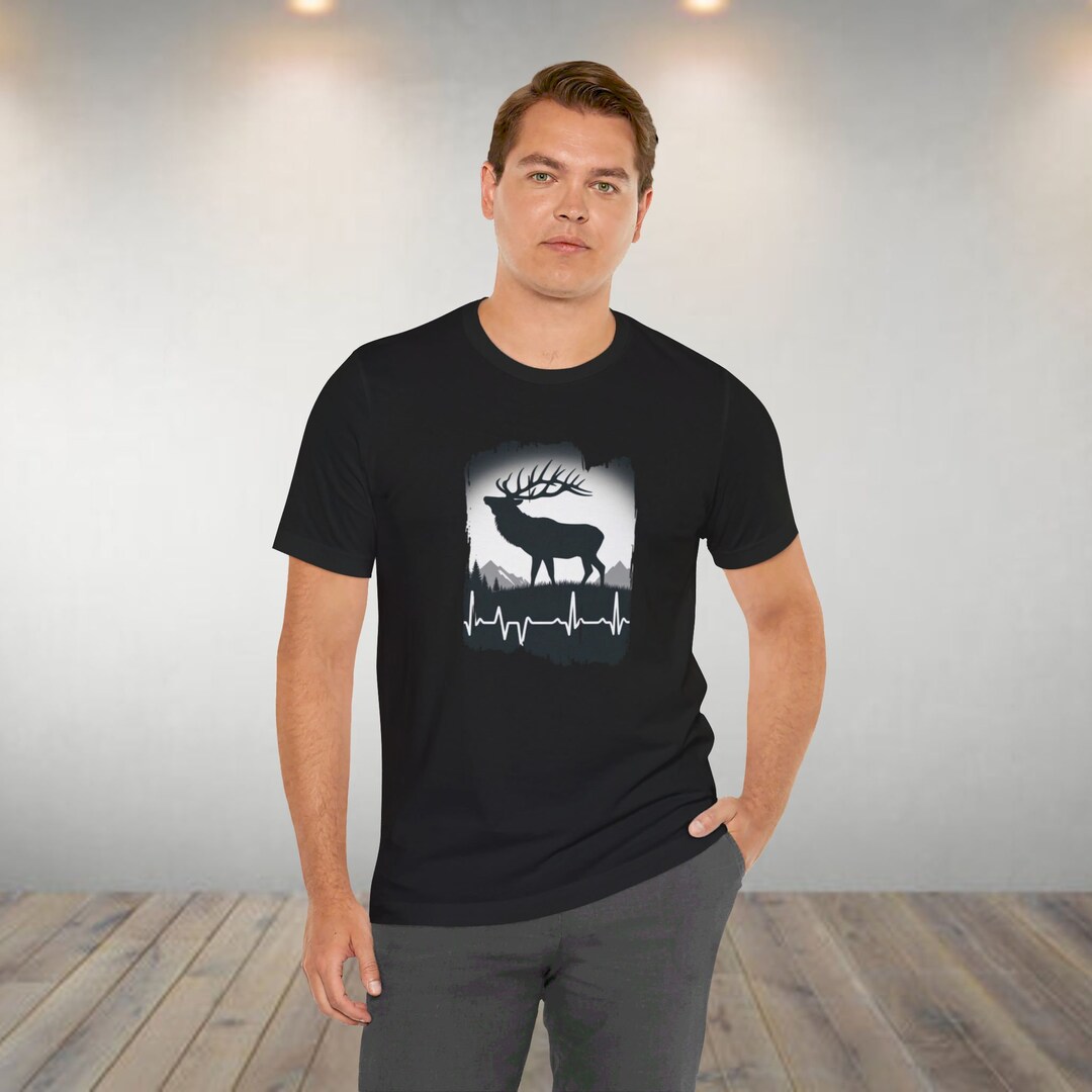 Elk Spirit Guide (Dark Brown) T-shirt for Men main image 1