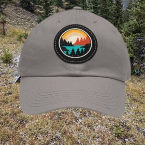 Elk Angler Hat: Bio-Washed Chino Twill, Leather Patch