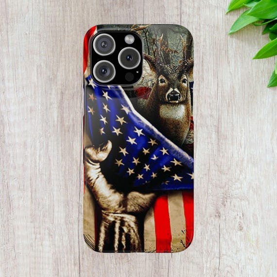 Patriotic Phone Case, Buck Phone Case Patriotic Phone Case, Buck Phone Case