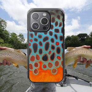 Trout Fishing iPhone Case, Magnetic iPhone Case