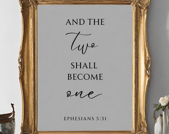 Sticker miroir mariage biblique