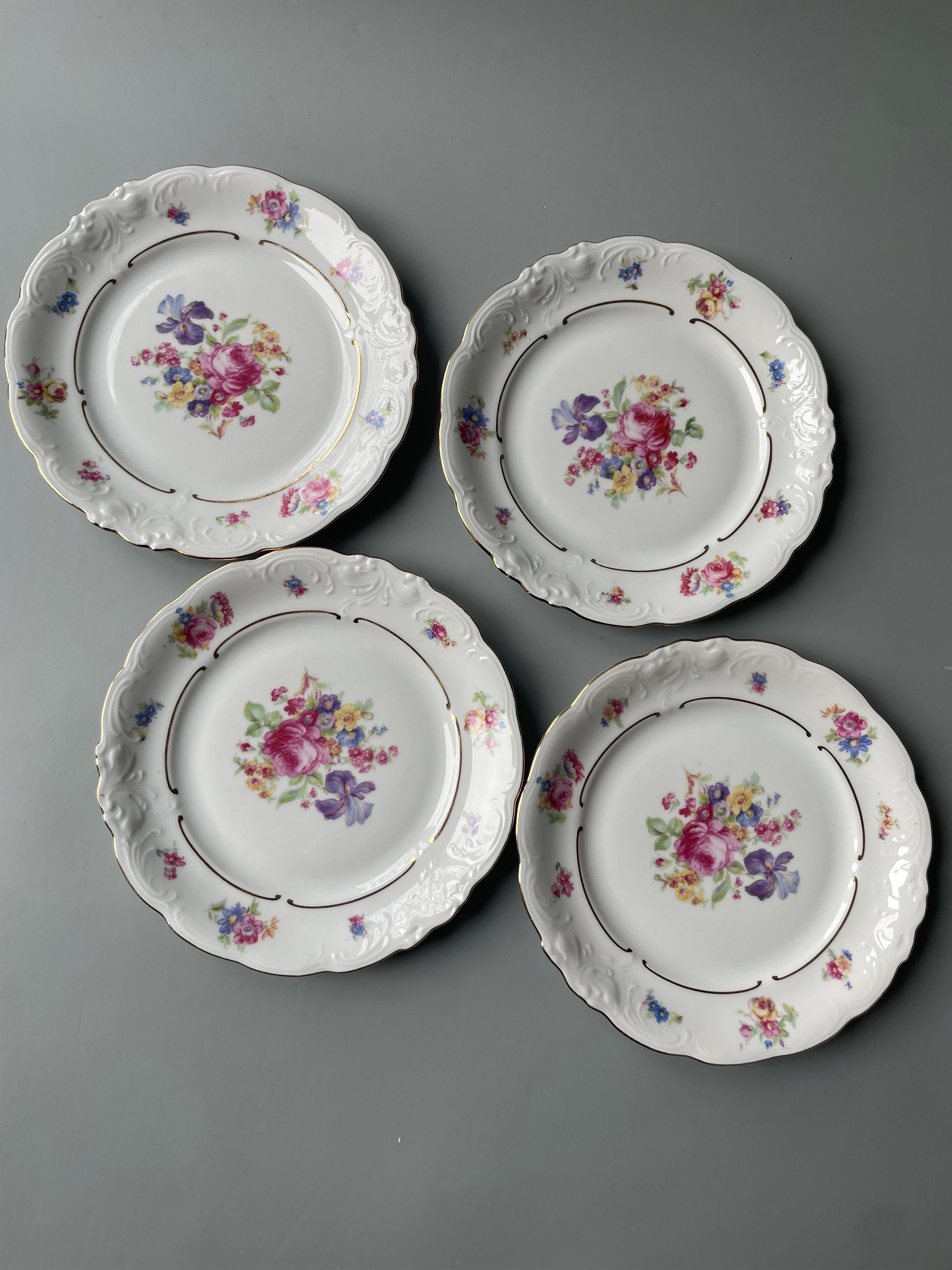 KPMプレート、 KPMベルリン プレート□フラワーブーケ ベーシックフラワー