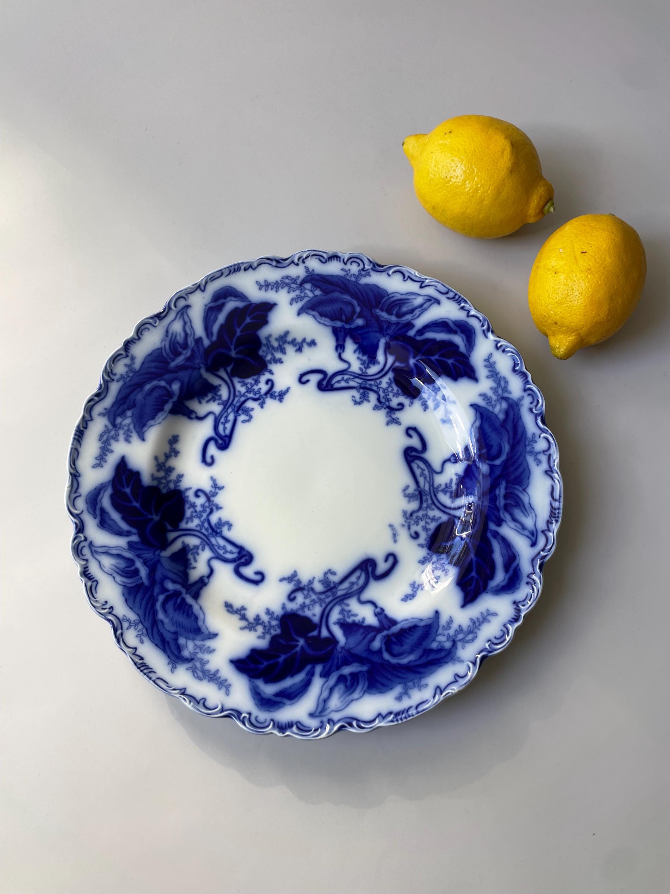 青と白の皿 - Etsy 日本