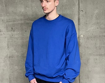 Blank Oversized Streetwear Sweatshirt, Heavyweight French Terry Cotton, 470 gsm, Premium Heavy weight Sweater, Streetwear crewneck style