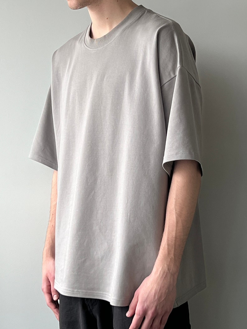 Oversized T-shirt Sewing Pattern S-XXL, Streetwear Unisex T-shirt Pattern, PDF A4 Pattern, Full Size Printable Pattern, Loose Fit T-shirt