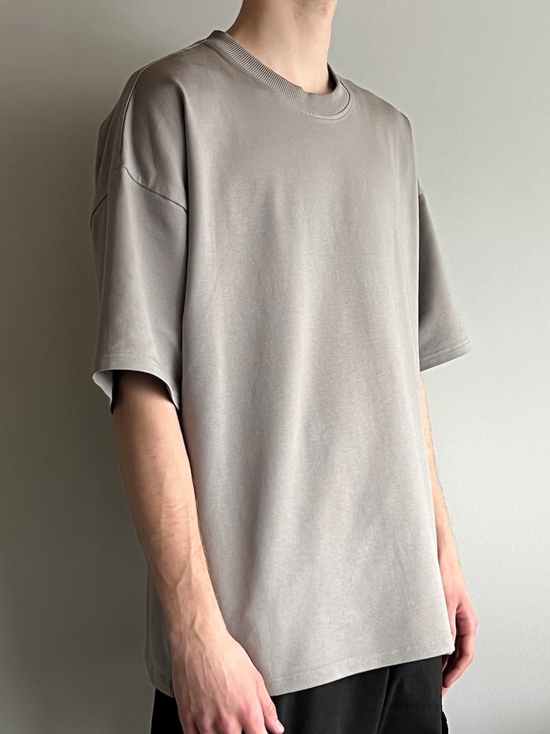 Oversized T-shirt Sewing Pattern S-XXL, Streetwear Unisex T-shirt Pattern, PDF A4 Pattern, Full Size Printable Pattern, Loose Fit T-shirt