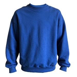 Blank Oversized Streetwear Sweatshirt, Heavyweight French Terry Cotton, 470 gsm, Premium Heavy weight Streetwear Sweater, Streetwear style, Crewneck