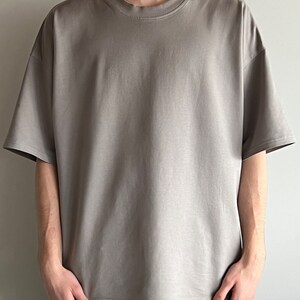 Oversized T-shirt Sewing Pattern S-XXL, Streetwear Unisex T-shirt Pattern, PDF A4 Pattern, Full Size Printable Pattern, Loose Fit T-shirt