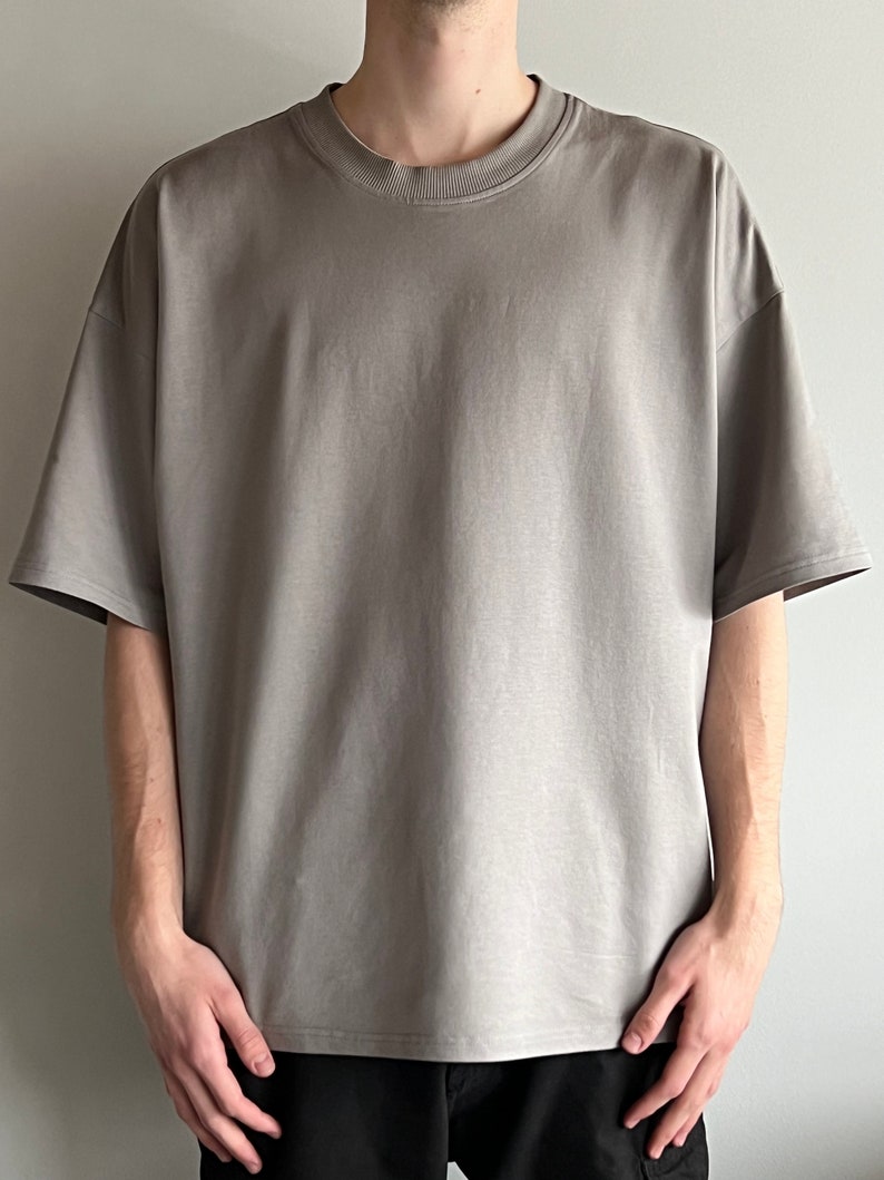 Oversized T-shirt Sewing Pattern S-XXL, Streetwear Unisex T-shirt Pattern, PDF A4 Pattern, Full Size Printable Pattern, Loose Fit T-shirt