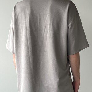 Oversized T-shirt Sewing Pattern S-XXL, Streetwear Unisex T-shirt Pattern, PDF A4 Pattern, Full Size Printable Pattern, Loose Fit T-shirt