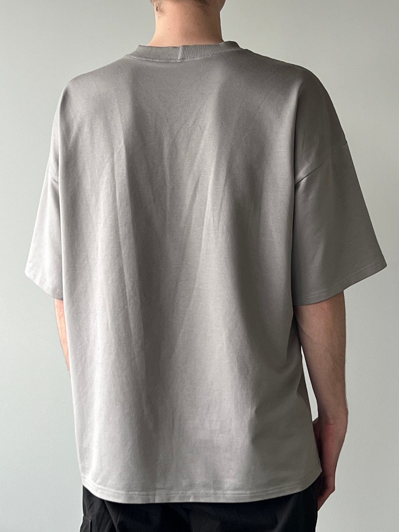 Oversized T-shirt Sewing Pattern S-XXL, Streetwear Unisex T-shirt Pattern, PDF A4 Pattern, Full Size Printable Pattern, Loose Fit T-shirt